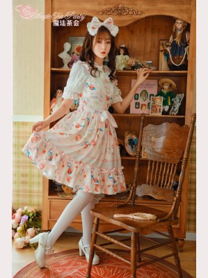 Magic Tea Party Cats & Orange Sauce Lolita Dress JSK 2